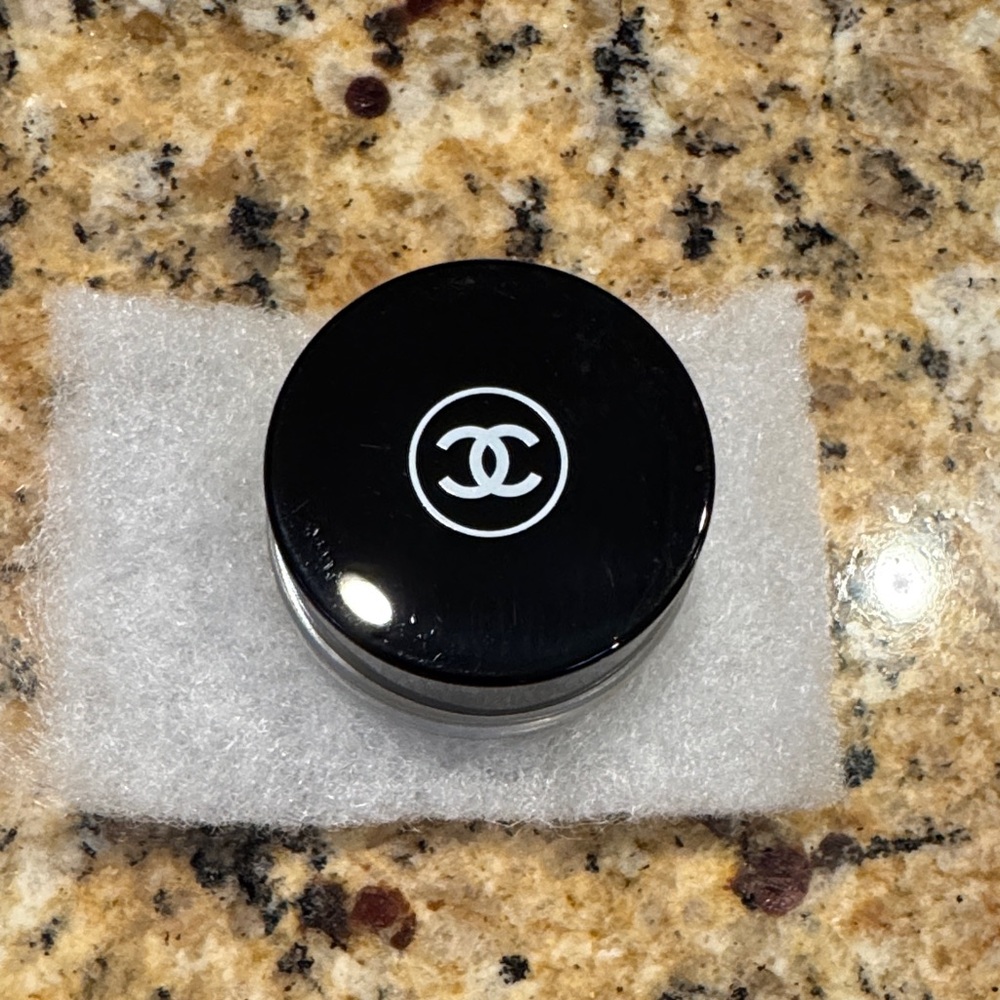 CHANEL Elegant Black and White Cosmetic Jar